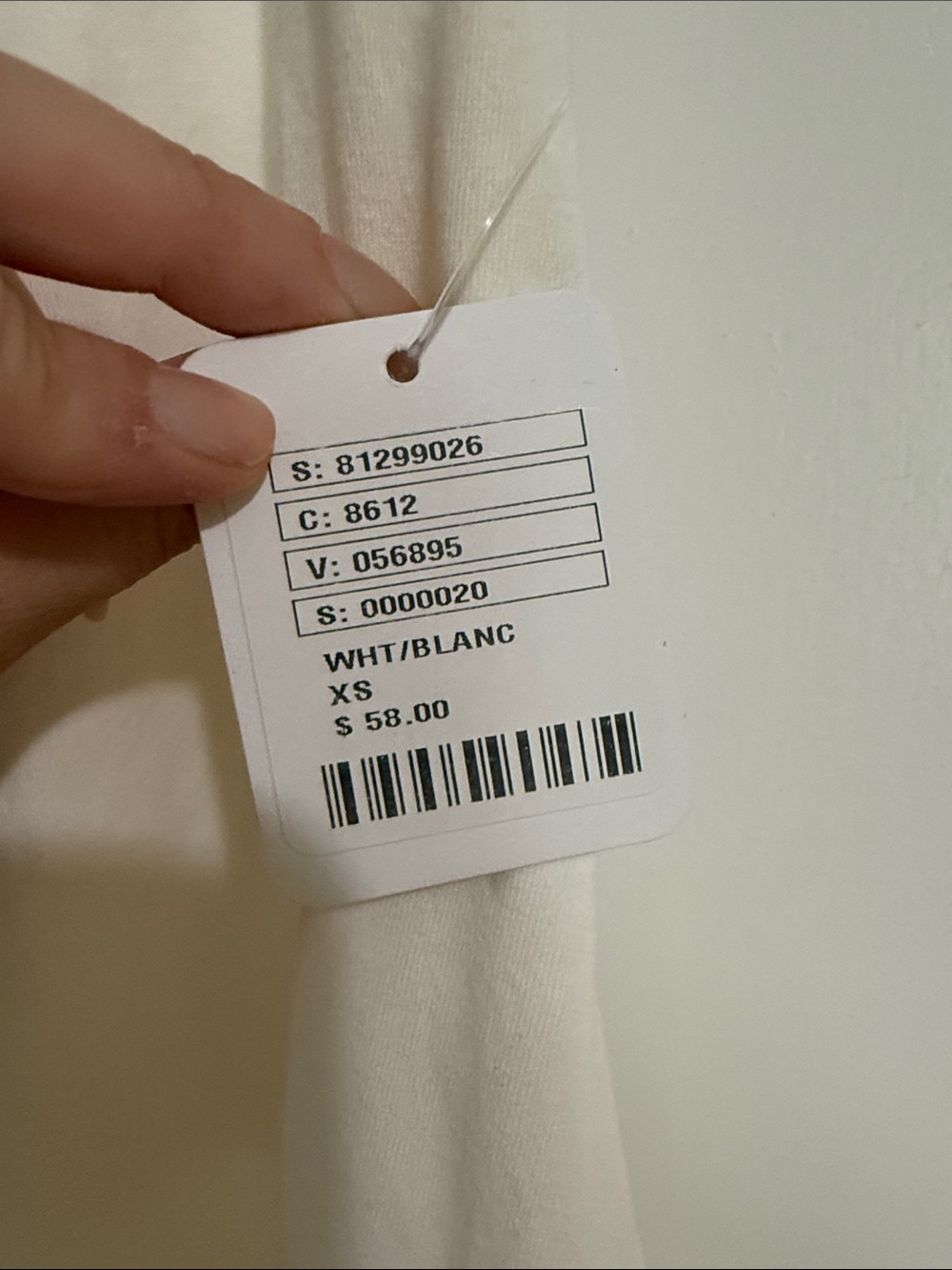 Cream Ruffle Hem Racerback dress - Picture 2 of 3